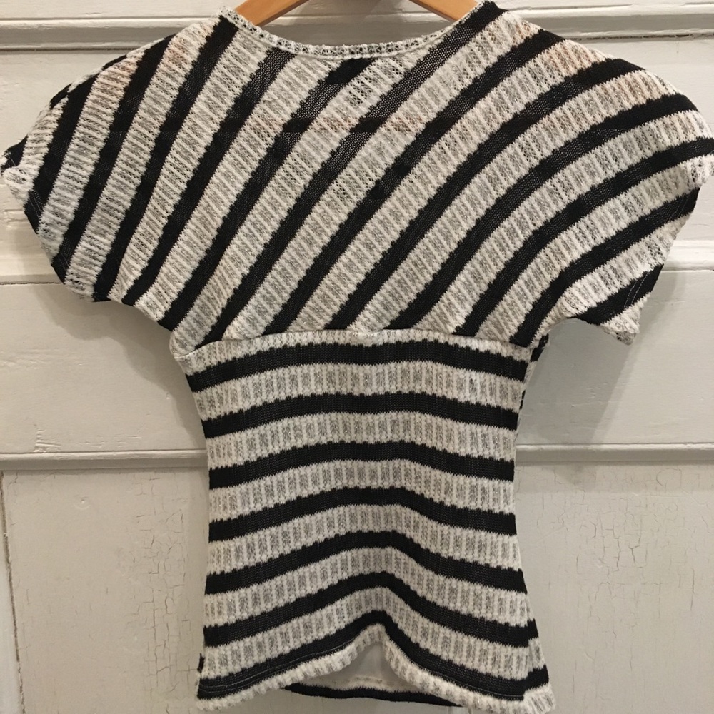 Girls’ striped knit shirt - Picture 2 of 5